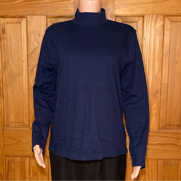 Studio Works Tops - NWOT Vintage Studio Works Mock Neck Knit Top Size XL